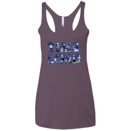 T-Shirts Vintage Purple / X-Small Timelord Women's Triblend Racerback Tank