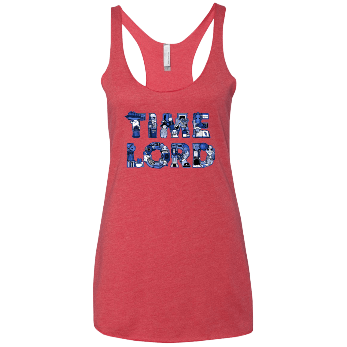 T-Shirts Vintage Red / X-Small Timelord Women's Triblend Racerback Tank