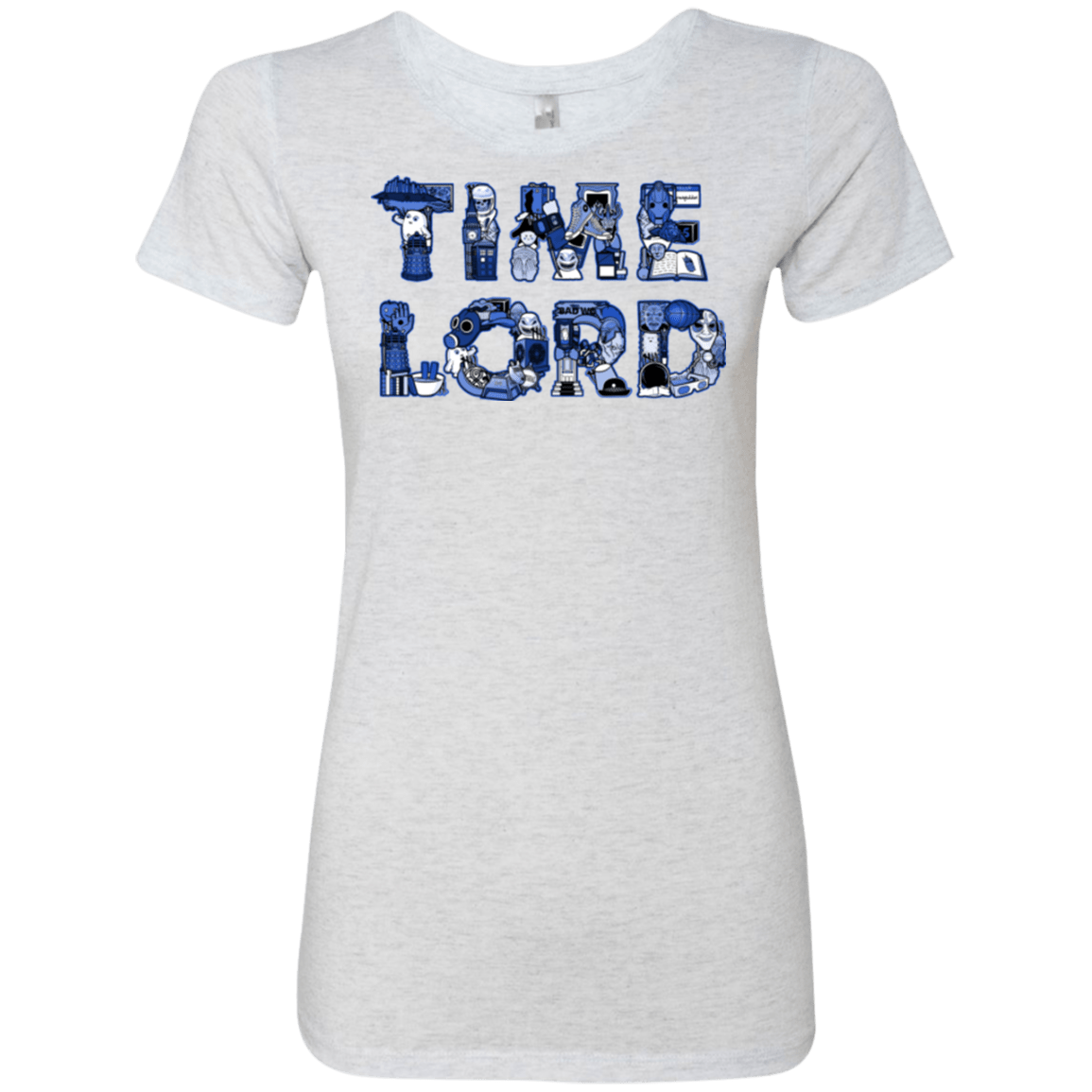 T-Shirts Heather White / Small Timelord Women's Triblend T-Shirt