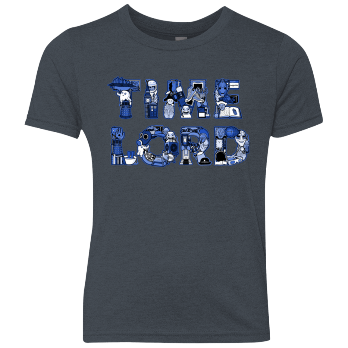 T-Shirts Vintage Navy / YXS Timelord Youth Triblend T-Shirt