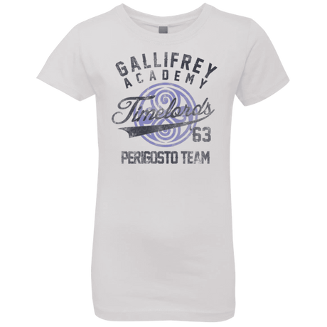 T-Shirts White / YXS Timelords Academy Girls Premium T-Shirt