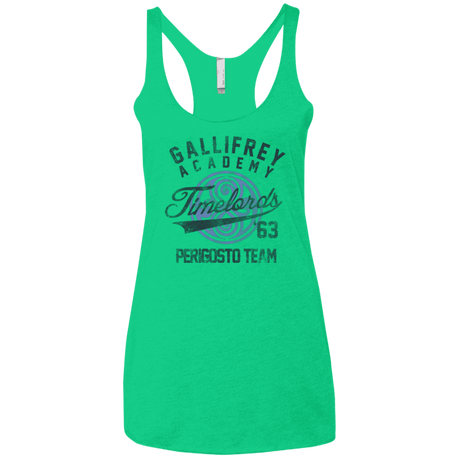 T-Shirts Envy / X-Small Timelords Academy Women's Triblend Racerback Tank