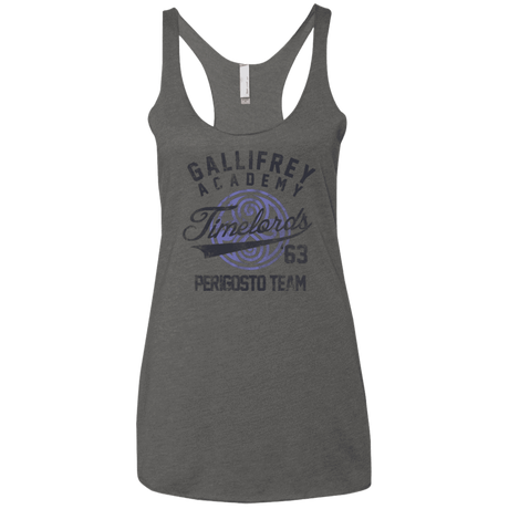 T-Shirts Premium Heather / X-Small Timelords Academy Women's Triblend Racerback Tank