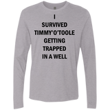 T-Shirts Heather Grey / Small Timmy Otoole Men's Premium Long Sleeve
