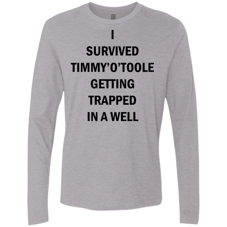 T-Shirts Heather Grey / Small Timmy Otoole Men's Premium Long Sleeve