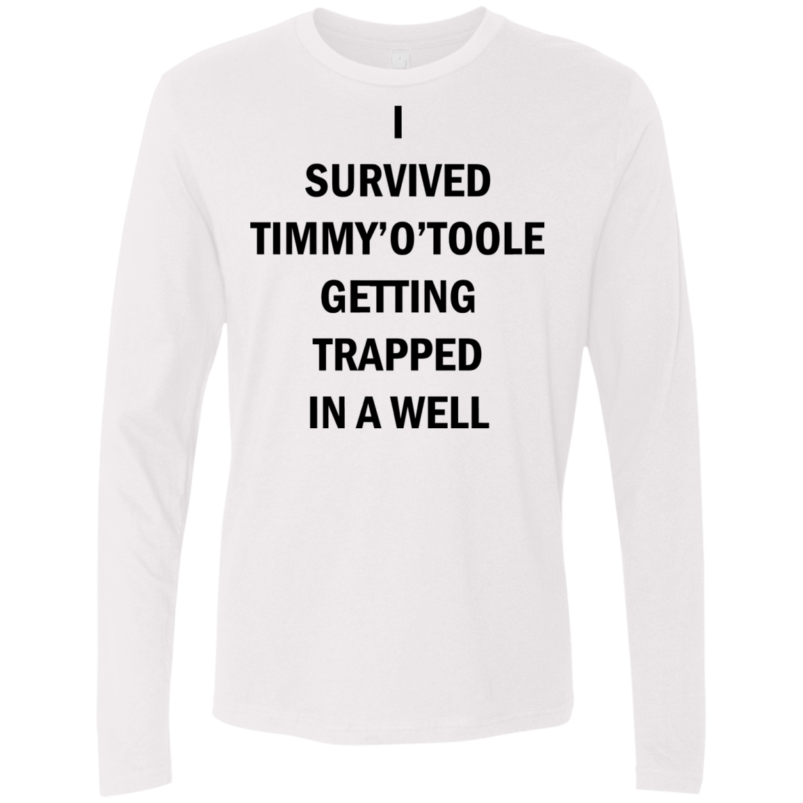 T-Shirts White / Small Timmy Otoole Men's Premium Long Sleeve