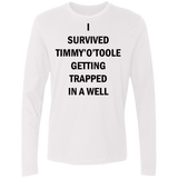 T-Shirts White / Small Timmy Otoole Men's Premium Long Sleeve
