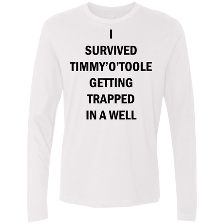 T-Shirts White / Small Timmy Otoole Men's Premium Long Sleeve