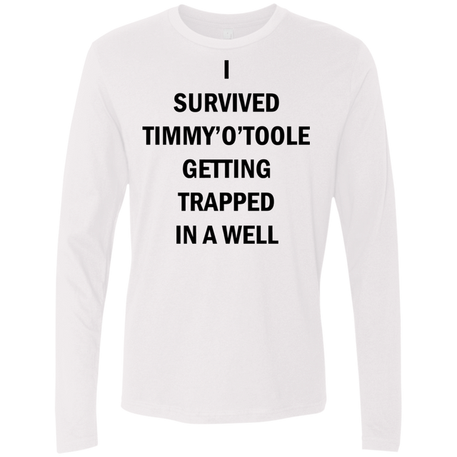 T-Shirts White / Small Timmy Otoole Men's Premium Long Sleeve