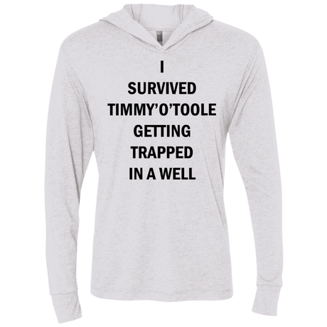 T-Shirts Heather White / X-Small Timmy Otoole Triblend Long Sleeve Hoodie Tee