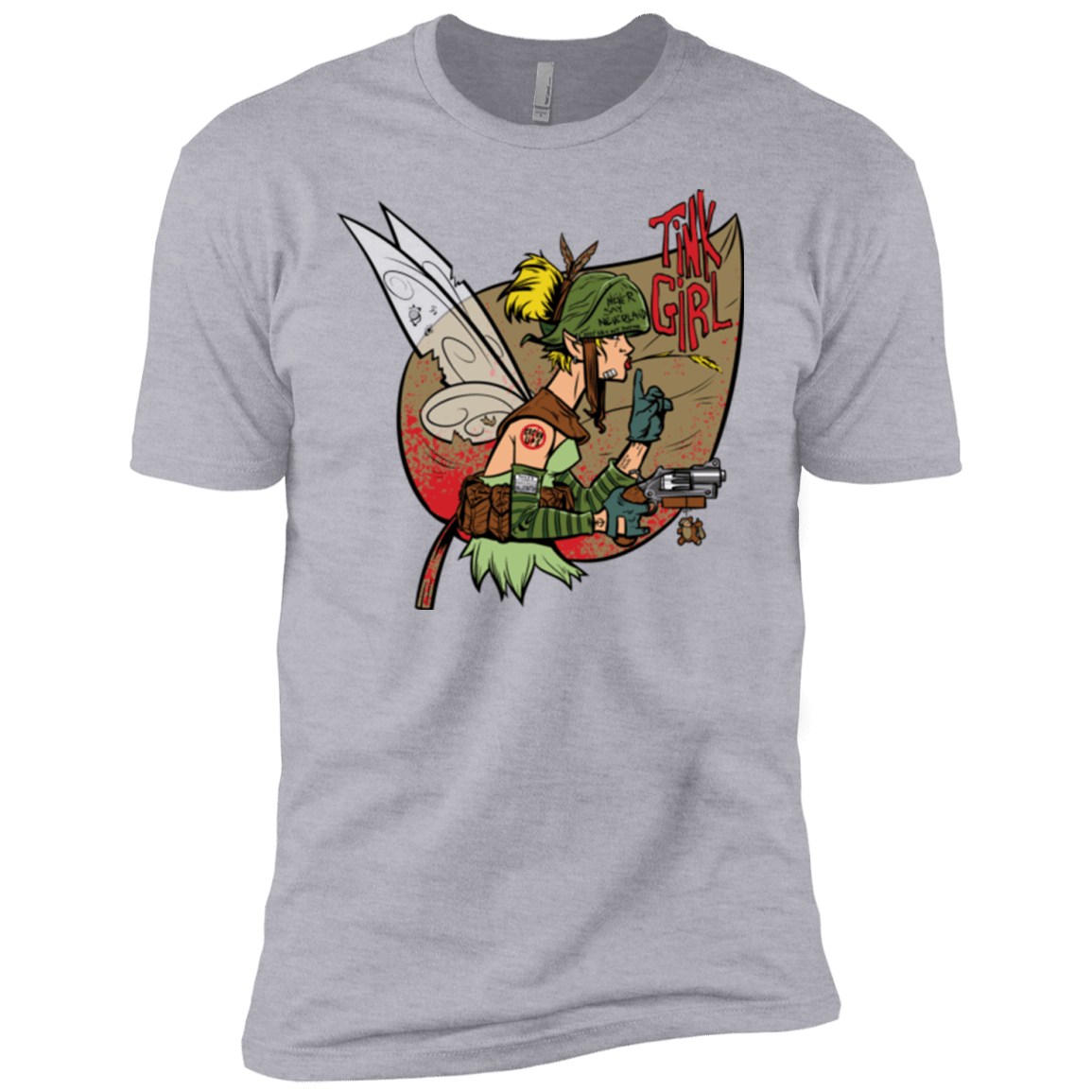 T-Shirts Heather Grey / YXS Tink Girl Boys Premium T-Shirt