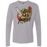T-Shirts Heather Grey / Small Tink Girl Men's Premium Long Sleeve