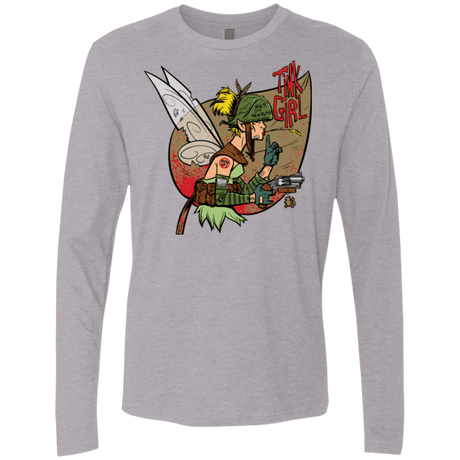 T-Shirts Heather Grey / Small Tink Girl Men's Premium Long Sleeve
