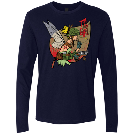 T-Shirts Midnight Navy / Small Tink Girl Men's Premium Long Sleeve