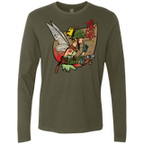 T-Shirts Military Green / Small Tink Girl Men's Premium Long Sleeve