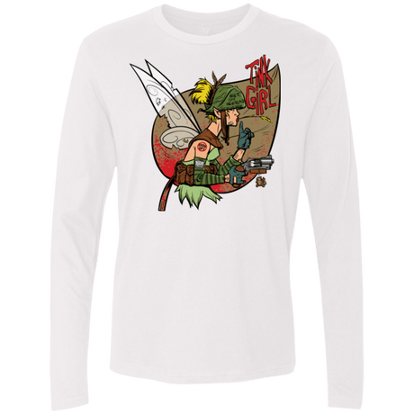 T-Shirts White / Small Tink Girl Men's Premium Long Sleeve