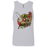 T-Shirts Heather Grey / Small Tink Girl Men's Premium Tank Top