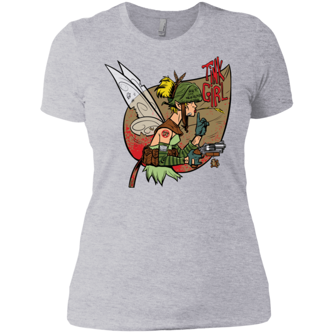 T-Shirts Heather Grey / X-Small Tink Girl Women's Premium T-Shirt