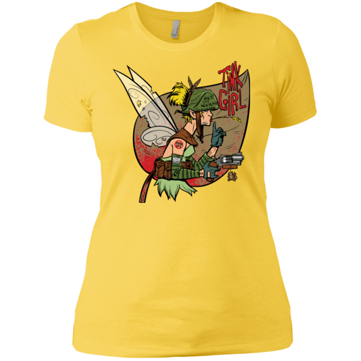 T-Shirts Vibrant Yellow / X-Small Tink Girl Women's Premium T-Shirt