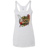 T-Shirts Heather White / X-Small Tink Girl Women's Triblend Racerback Tank