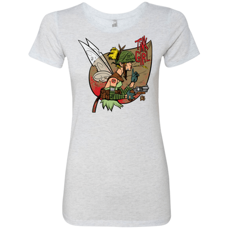 T-Shirts Heather White / Small Tink Girl Women's Triblend T-Shirt