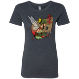 T-Shirts Vintage Navy / Small Tink Girl Women's Triblend T-Shirt