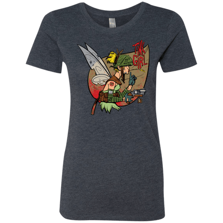 T-Shirts Vintage Navy / Small Tink Girl Women's Triblend T-Shirt