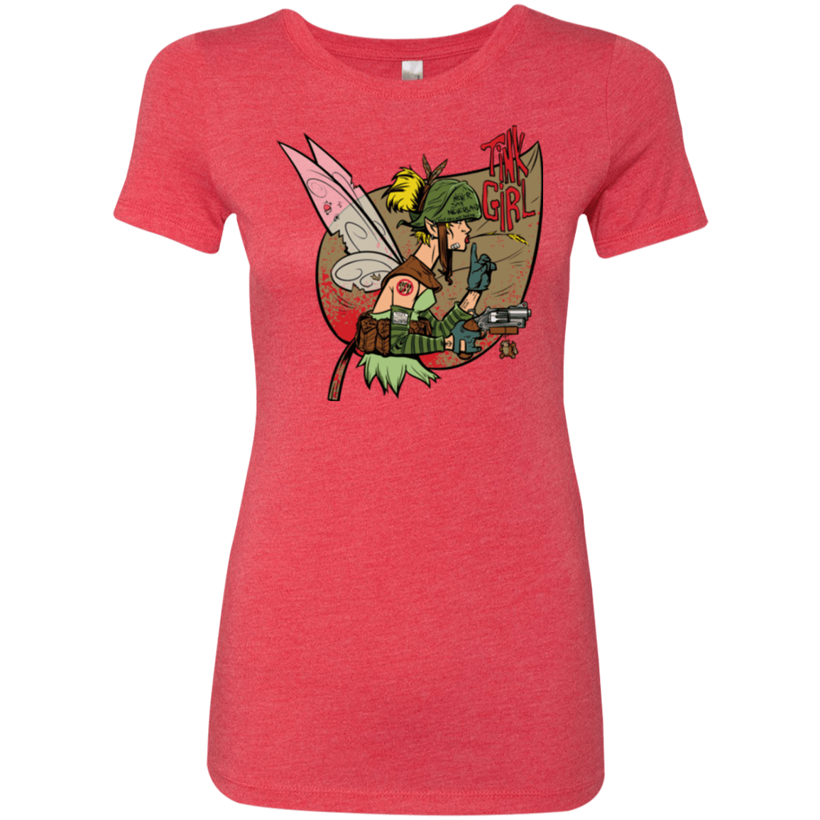 T-Shirts Vintage Red / Small Tink Girl Women's Triblend T-Shirt
