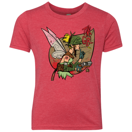 T-Shirts Vintage Red / YXS Tink Girl Youth Triblend T-Shirt