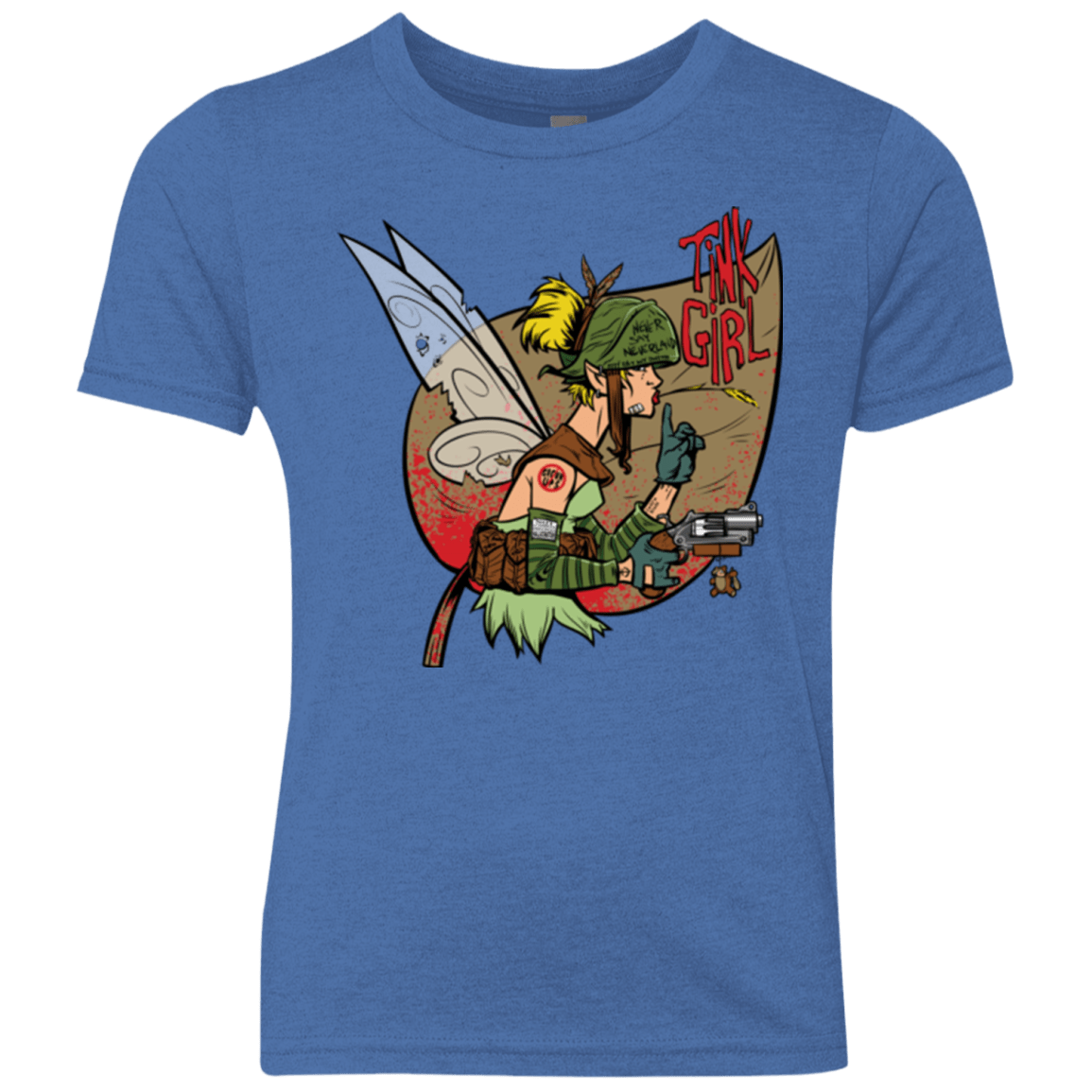 T-Shirts Vintage Royal / YXS Tink Girl Youth Triblend T-Shirt
