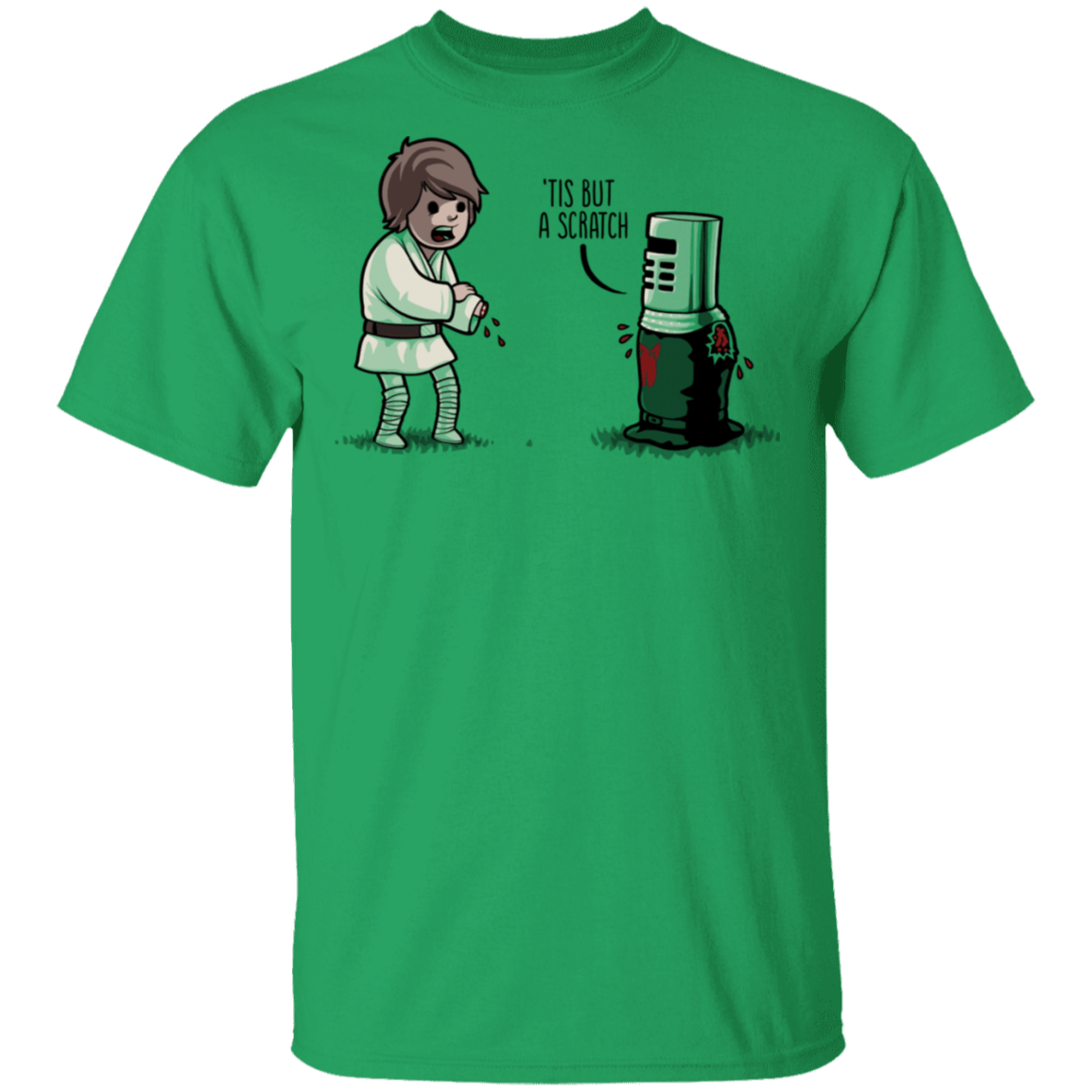 T-Shirts Irish Green / S Tis But A Scratch T-Shirt