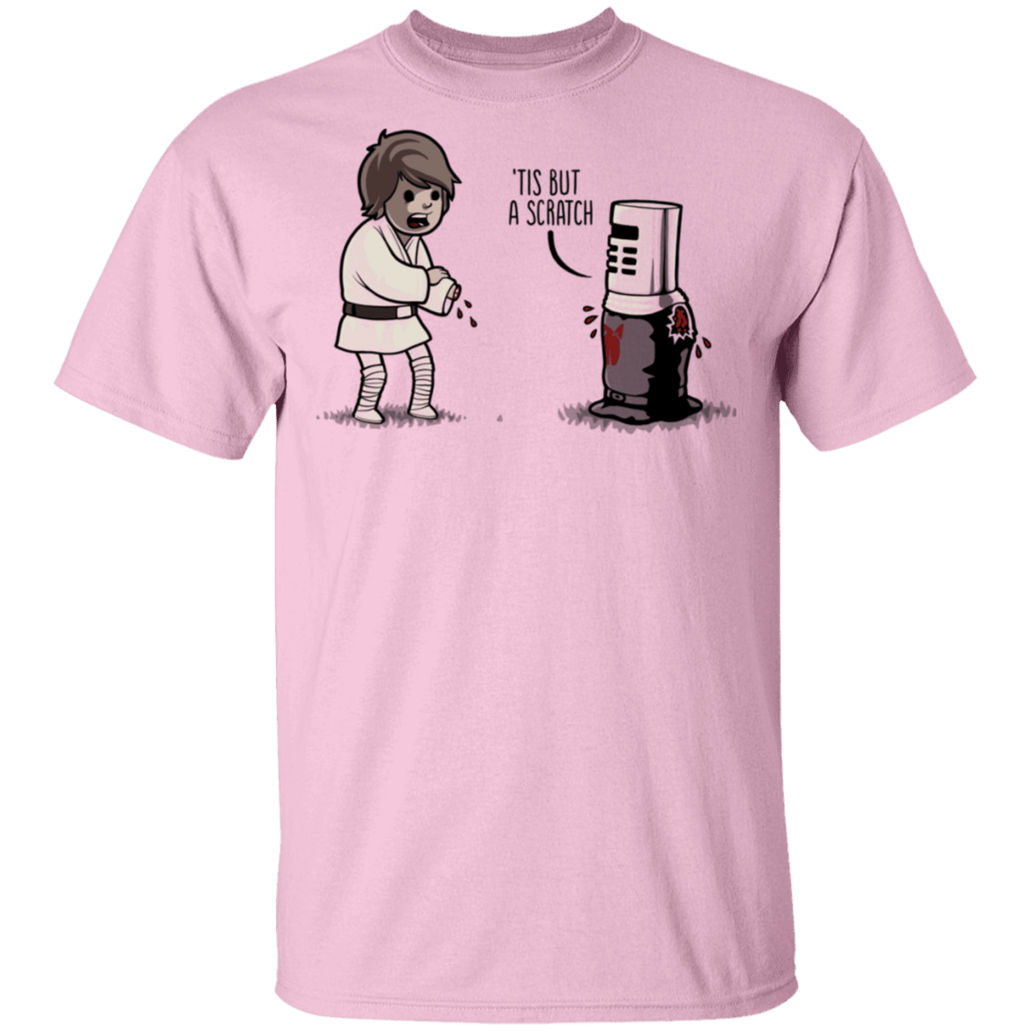T-Shirts Light Pink / S Tis But A Scratch T-Shirt