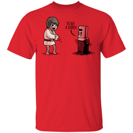 T-Shirts Red / S Tis But A Scratch T-Shirt