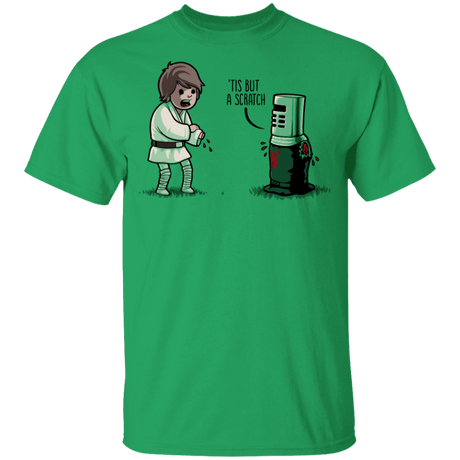 T-Shirts Irish Green / YXS Tis But A Scratch Youth T-Shirt