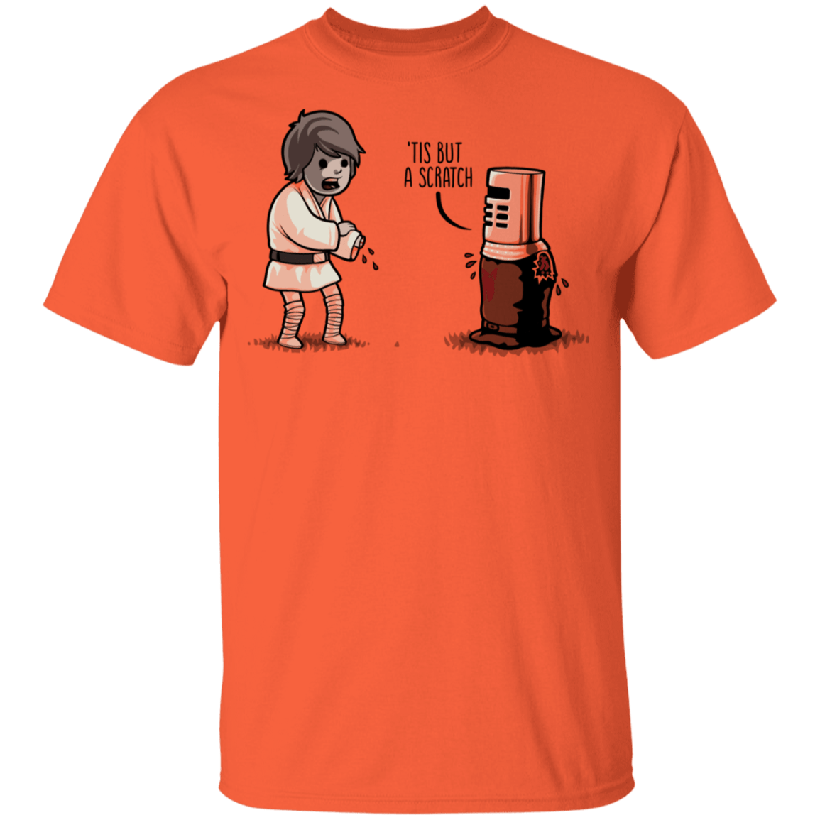 T-Shirts Orange / YXS Tis But A Scratch Youth T-Shirt