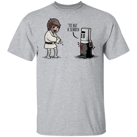 T-Shirts Sport Grey / YXS Tis But A Scratch Youth T-Shirt