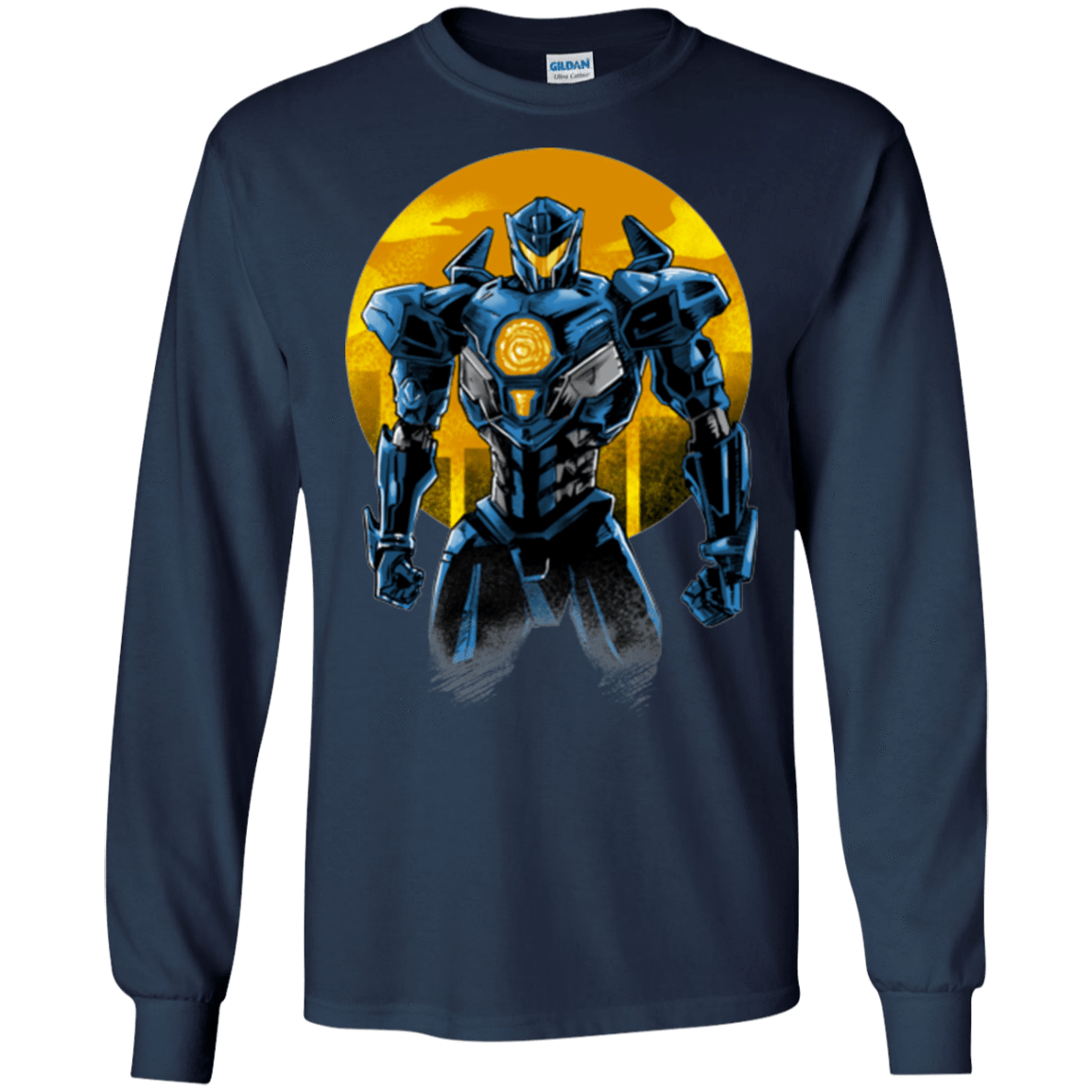 T-Shirts Navy / S Titan Avenger Men's Long Sleeve T-Shirt