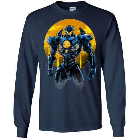 T-Shirts Navy / S Titan Avenger Men's Long Sleeve T-Shirt