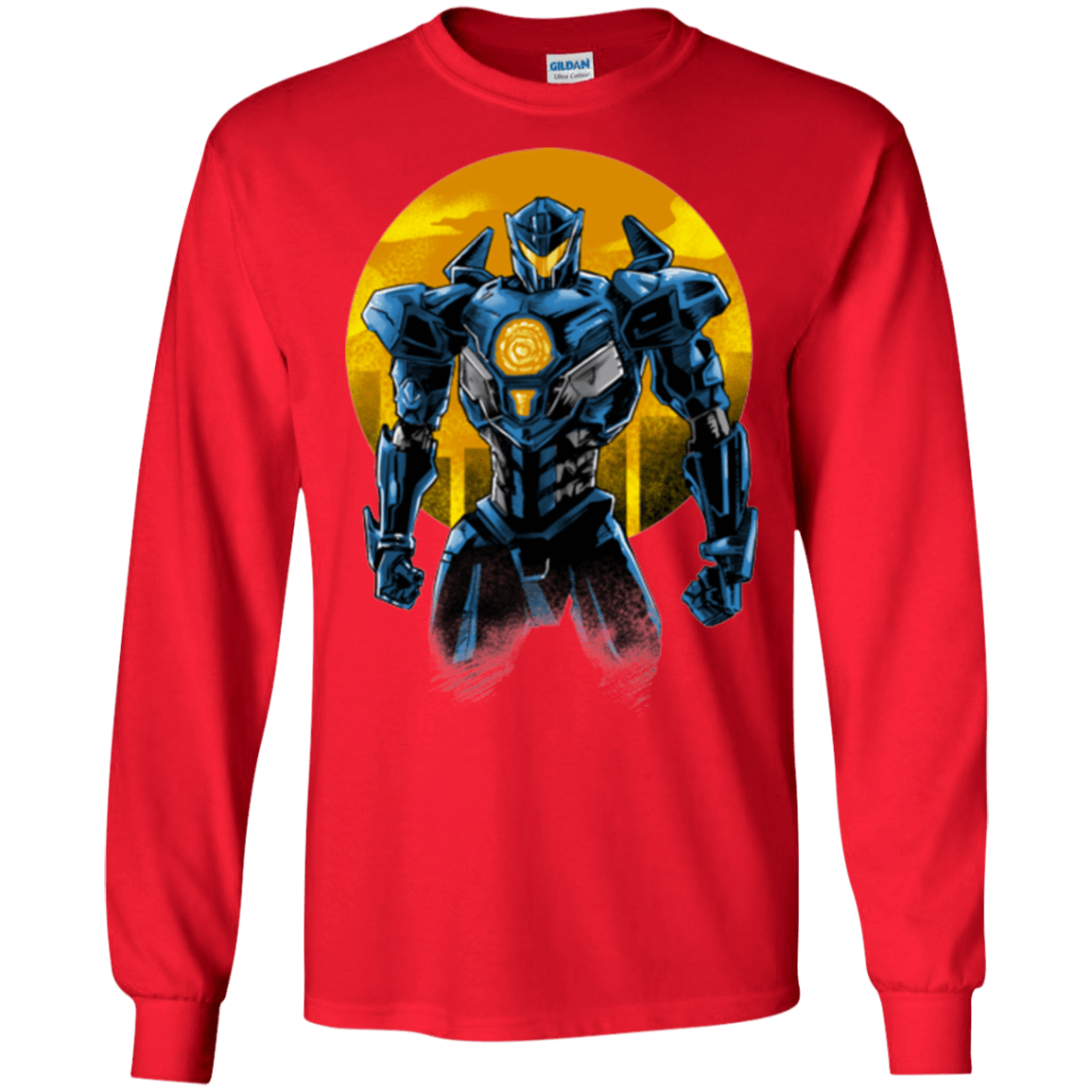 T-Shirts Red / S Titan Avenger Men's Long Sleeve T-Shirt