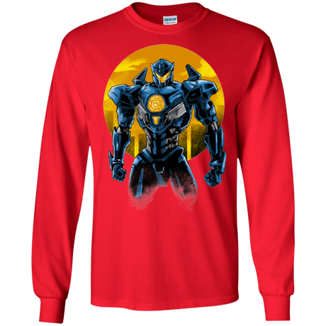 T-Shirts Red / S Titan Avenger Men's Long Sleeve T-Shirt