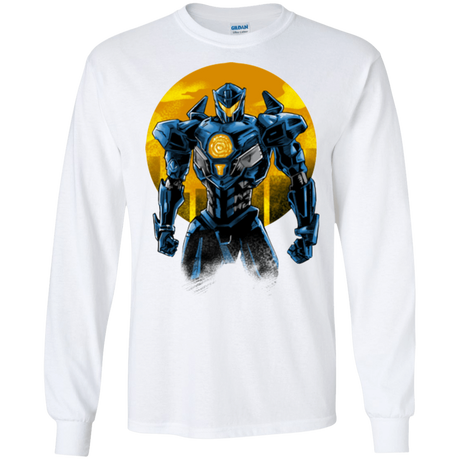 T-Shirts White / S Titan Avenger Men's Long Sleeve T-Shirt