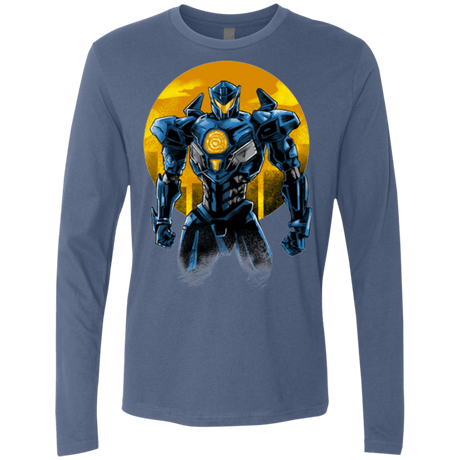 T-Shirts Indigo / S Titan Avenger Men's Premium Long Sleeve