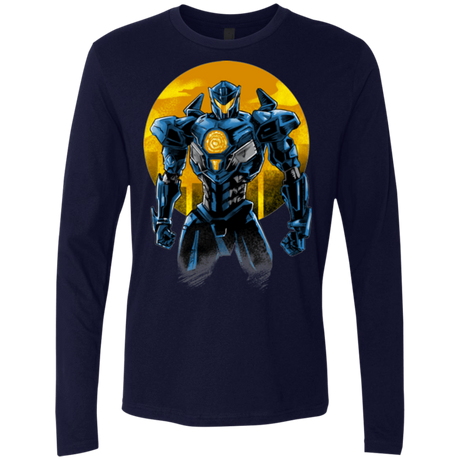T-Shirts Midnight Navy / S Titan Avenger Men's Premium Long Sleeve