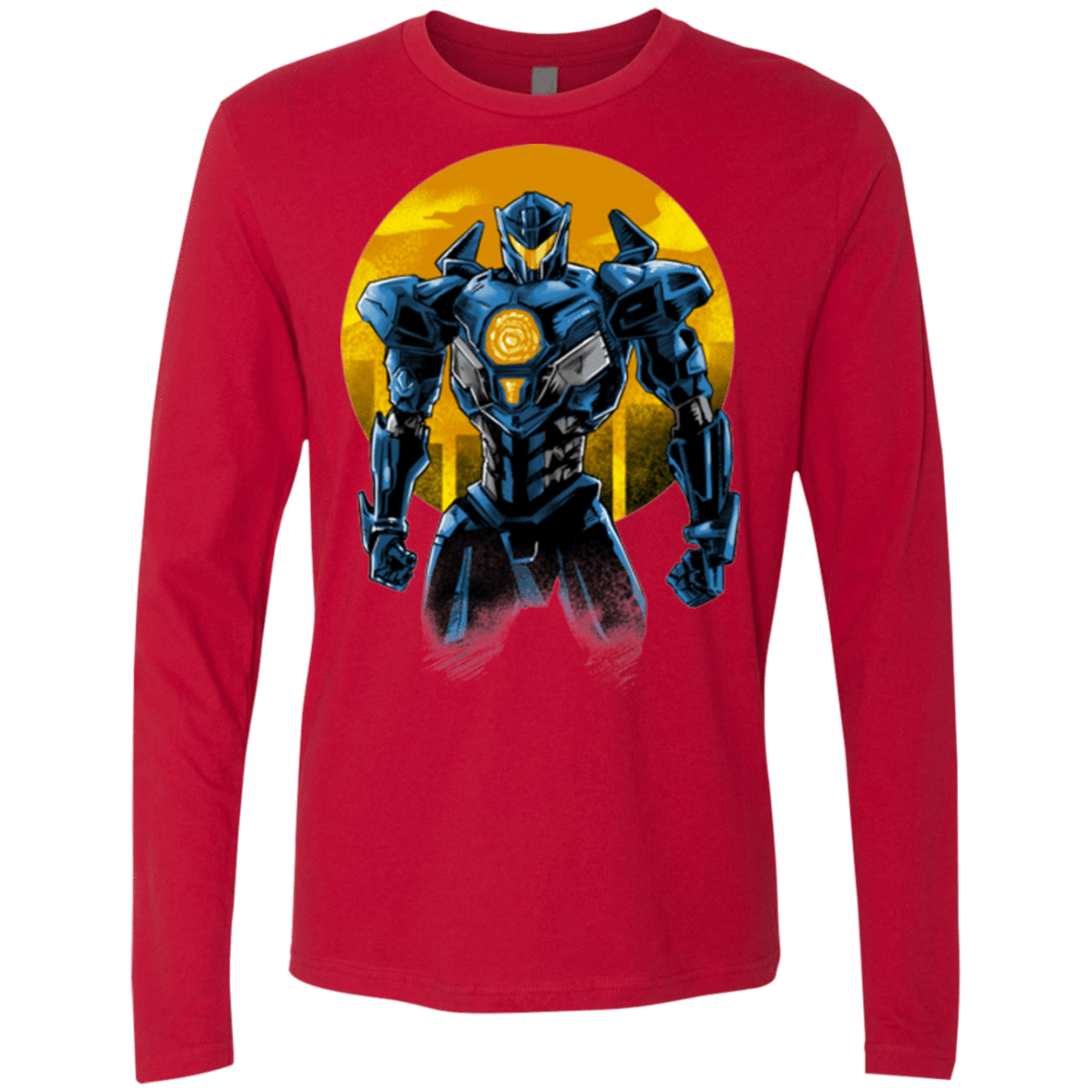 T-Shirts Red / S Titan Avenger Men's Premium Long Sleeve