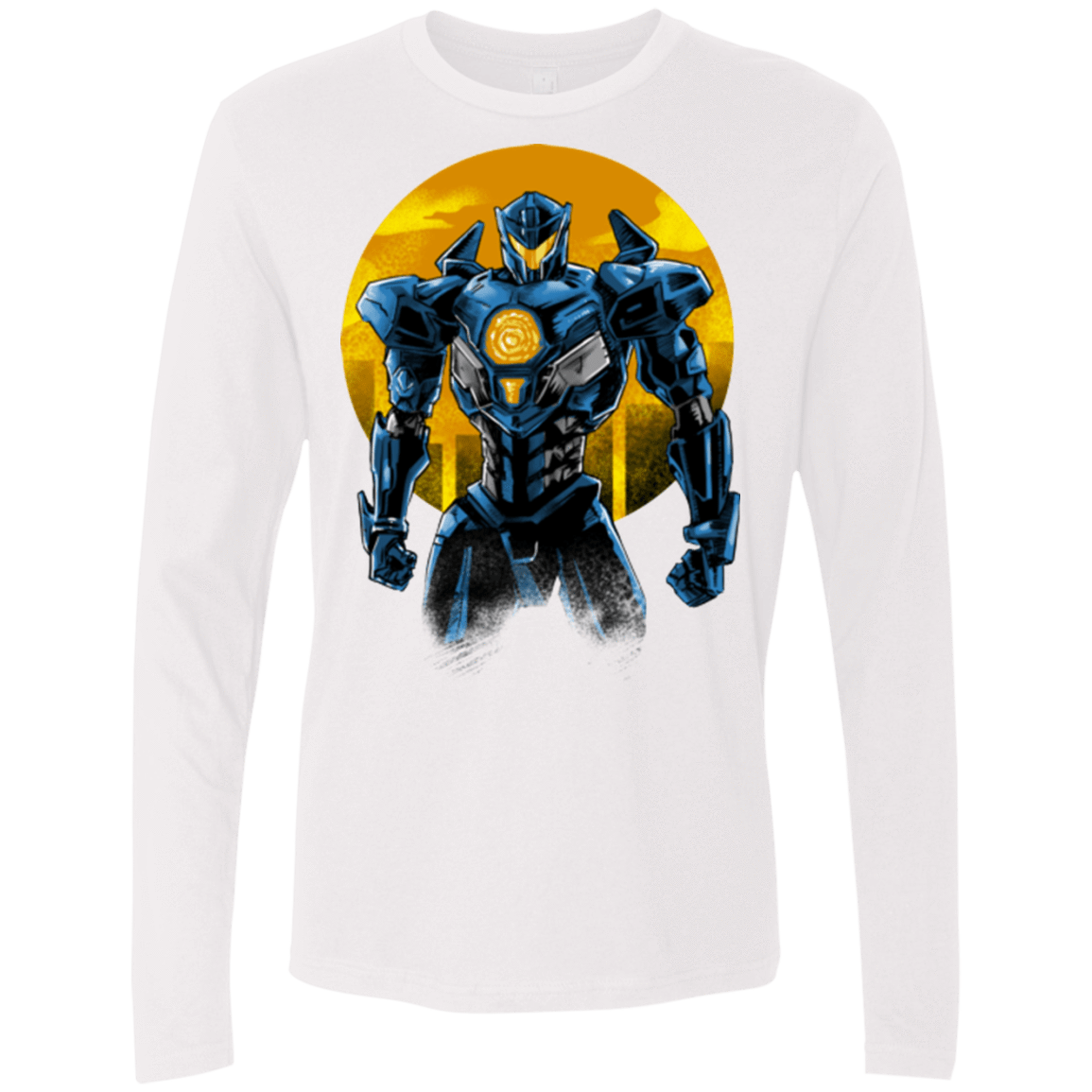 T-Shirts White / S Titan Avenger Men's Premium Long Sleeve