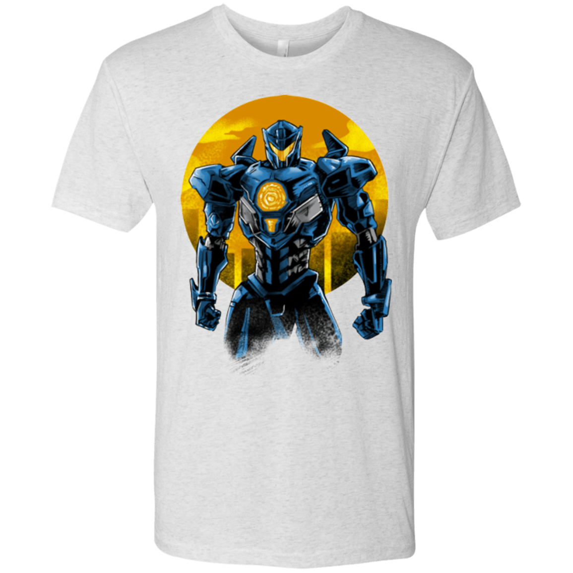 T-Shirts Heather White / S Titan Avenger Men's Triblend T-Shirt