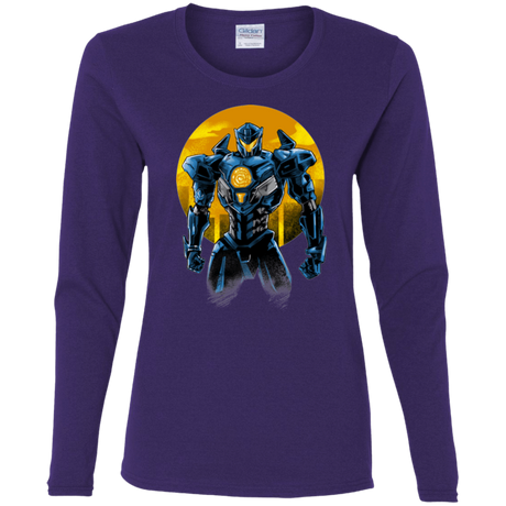 T-Shirts Purple / S Titan Avenger Women's Long Sleeve T-Shirt