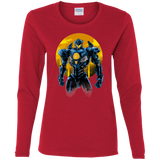 T-Shirts Red / S Titan Avenger Women's Long Sleeve T-Shirt