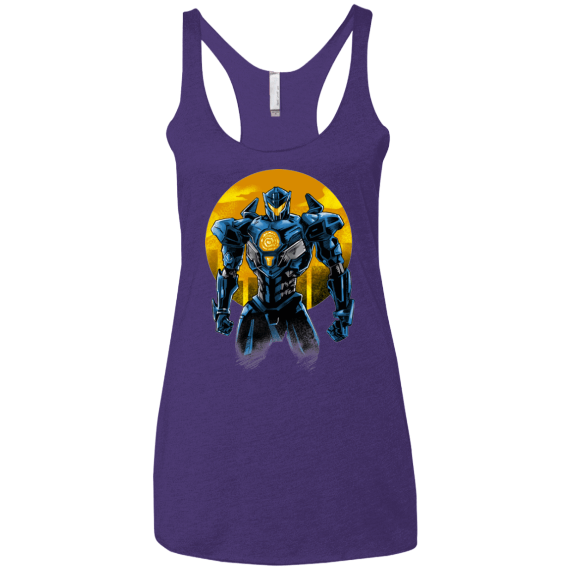 T-Shirts Purple Rush / X-Small Titan Avenger Women's Triblend Racerback Tank