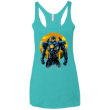 T-Shirts Tahiti Blue / X-Small Titan Avenger Women's Triblend Racerback Tank